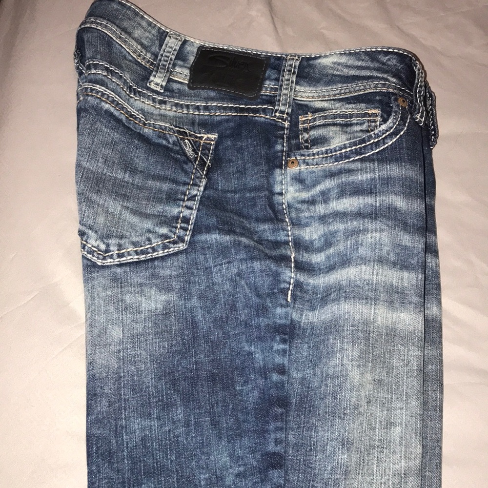 Silver Suki Mid Rise Jeans Boot Cut W32/L31